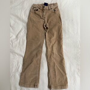 Mini Boden  girls adjustable waist  tan corduroys Size 7/8  New